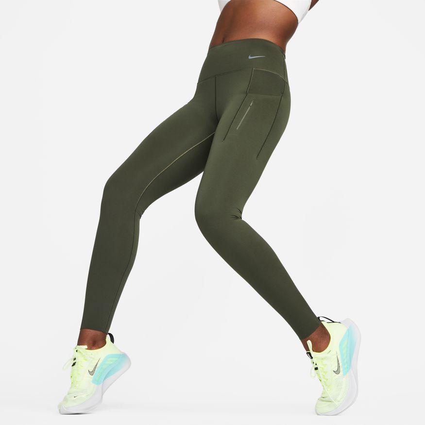 Let's Gym USA Brazilian Fashion Fitness Leggings Push Up Olive Green