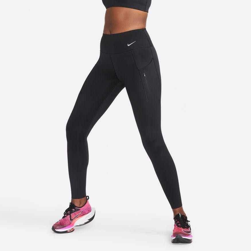  Women's Nike Go Mid- Rise Full- Length Leggings With Pockets