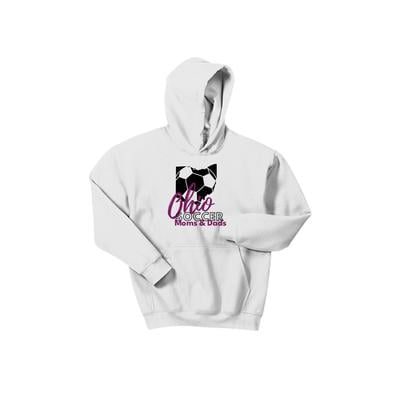 Ohio Soccer Moms & Dads Gildan Hoodie White