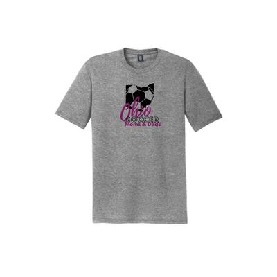 Ohio Soccer Moms & Dads Perfect Tri Crew Tee Men's & Women's Grey Frost