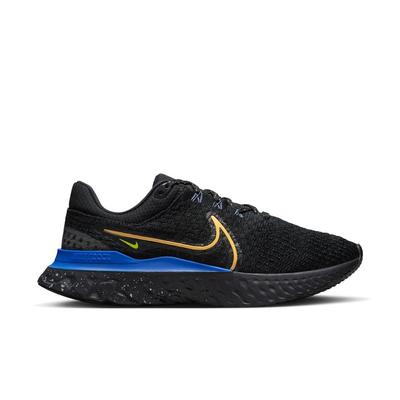 Men's Nike React Infinity Run Flyknit 3 BLACK/CITRON_PULSE