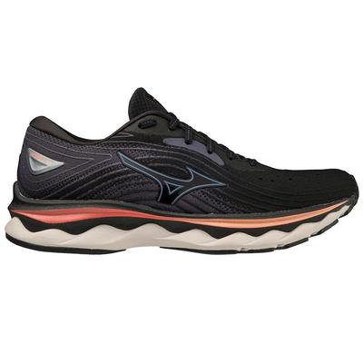 Women's Mizuno Wave Sky 6 BLACK/QUICKSILVER