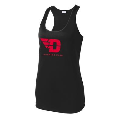 Women's UD Run Club Competitor Racerback BLACK/RED