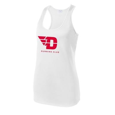Women's UD Run Club Competitor Racerback WHITE/RED