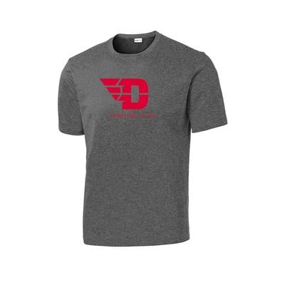 Men's UD Run Club Competitor Short-Sleeve IRON_GREY_HTR/RED