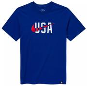Nike USA Swoosh Tee: Bright Blue