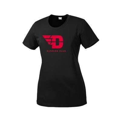 Women's UD Run Club Competitor Short-Sleeve BLACK/RED