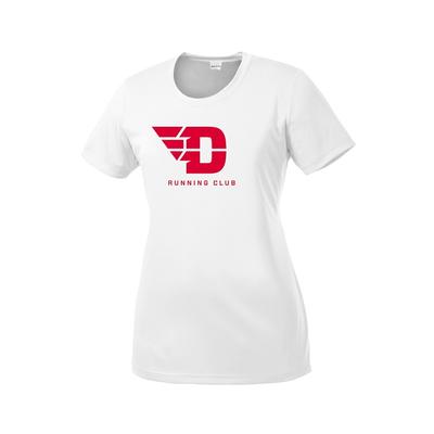 Women's UD Run Club Competitor Short-Sleeve WHITE/RED