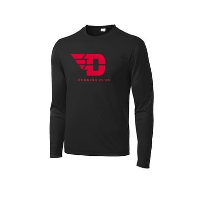Men's UD Run Club Competitor Long-Sleeve BLACK/RED