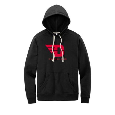 Unisex UD Run Club Re-Fleece Hoodie BLACK/RED