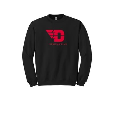 Unisex UD Run Club Crewneck Sweatshirt BLACK/RED