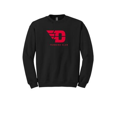 Unisex UD Run Club Crewneck Sweatshirt BLACK/RED