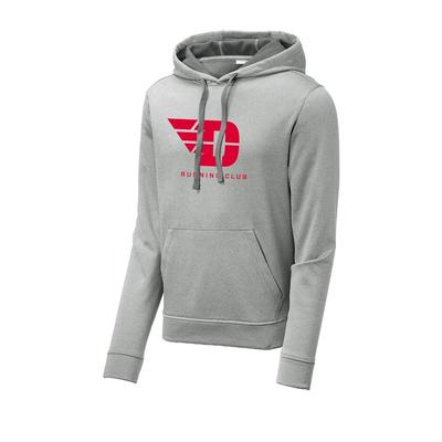 Unisex Run Club Sportwick Fleece Hoodie DARK_SILVER_HTR/RED