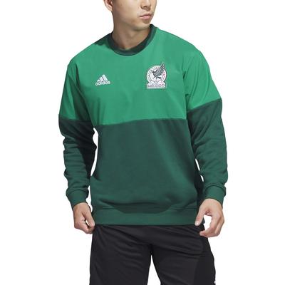adidas Mexico Woven Crew Sweatshirt Green/Vivid Green