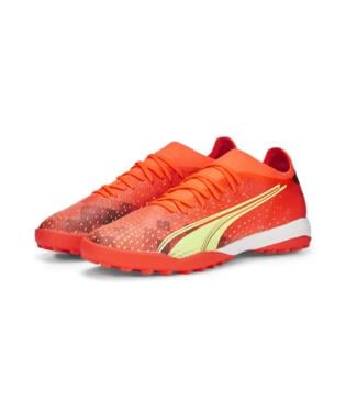 Puma Ultra Match Turf Soccer Shoe Coral/Fizzy