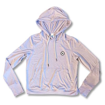 Women's Runners Plus Performance Tech Hoodie HEATHER_SOFT_LILAC