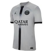 Nike Paris Saint Germain Away Jersey 22/23: Smoke Grey/Black