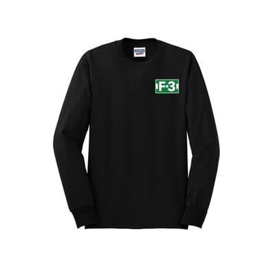 Dri-Power Club Tee L/S-F3 Black