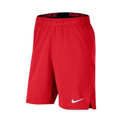 Men's Nike Flex Woven Training Shorts SCARLET/WHITE