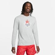 Nike PSG Knockout LS Tee: Dark Grey Heather