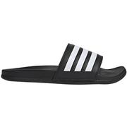 adidas Adilette Comfort Sandal: Black/White