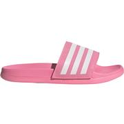 adidas Adilette Comfort Kids Sandals: Pink/White