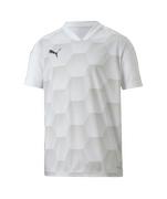 Puma Teamfinal 21 Graphic Jersey: White/Gray