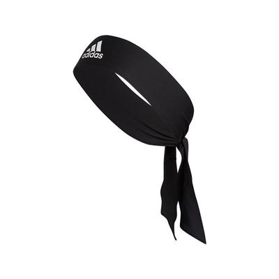 adidas Alphaskin Tie Headband BLACK/WHITE