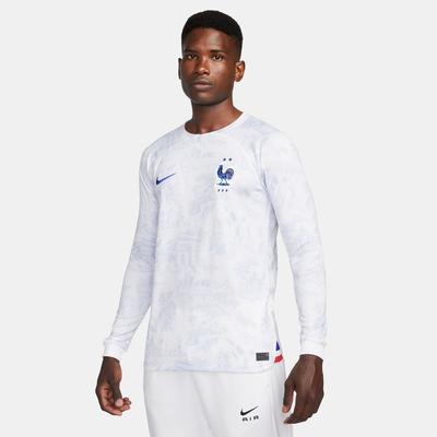 Nike France Away LS Jersey 2022 White/Game Royal