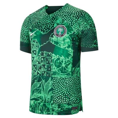 Nike Nigeria Home Jersey 2022 Green Spark/Black