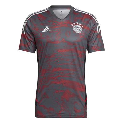 adidas FC Bayern Condivo 22 Training Jersey RED/GREY