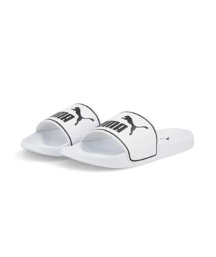 Puma Leadcat 2.0 Slide Sandals WHITE/BLACK