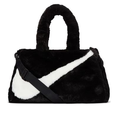 Nike Sportswear Faux Fur Tote BLACK/BLACK/SAIL