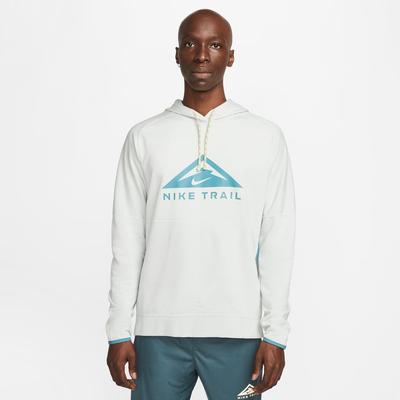 Men's Nike Dri-FIT Trail Pullover Hoodie SILVER/MINERAL_TEAL