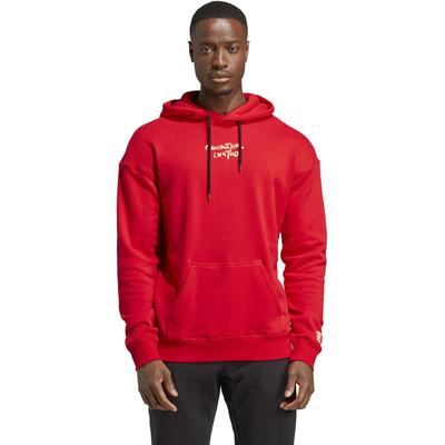 adidas MUFC ZHU JING YI HOODIE Better Scarlet