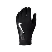 Nike Therma-FIT Academy Soccer Gloves: Black/White