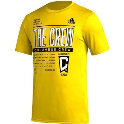 adidas Columbus Crew SS Pregame Tee