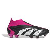 adidas Predator Accuracy+ FG: Black/White/Pink