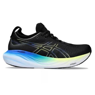 Men's Asics Nimbus 25 BLACK/GLOW_YELLOW