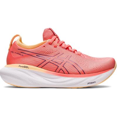 Women's Asics Nimbus 25 PAPAYA/DUSTY_PURPLE