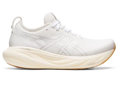 Women's Asics Nimbus 25 WHITE/WHITE