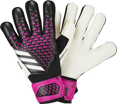 adidas Predator Match Fingersave Goalkeeper Gloves BLACK/WHITE/PINK
