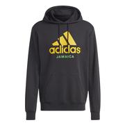 adidas Jamaica DNA Graphic Hoodie: Black