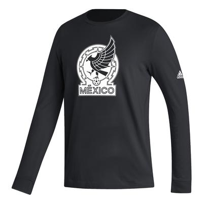 adidas Mexico LS T-Shirt BLACK/WHITE