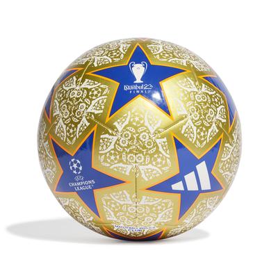 adidas UCL Club Istanbul Soccer Ball Gold Met/Roy/Sol Org