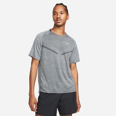 Men's NikeTechKnit Ultra Short-Sleeve BLACK/SMOKE_GREY
