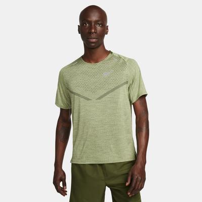 Men's NikeTechKnit Ultra Short-Sleeve ROUGH_GRN/ALLIGATOR