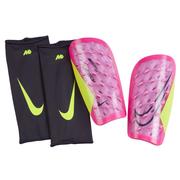 Nike Mercurial Lite Superlock Shin Guard: Pink Spell/Volt