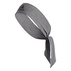 adidas Alphaskin Plus Tie Headband Heather Dark Grey