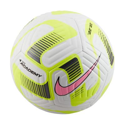 Nike Academy Soccer Ball White/Volt/Pink